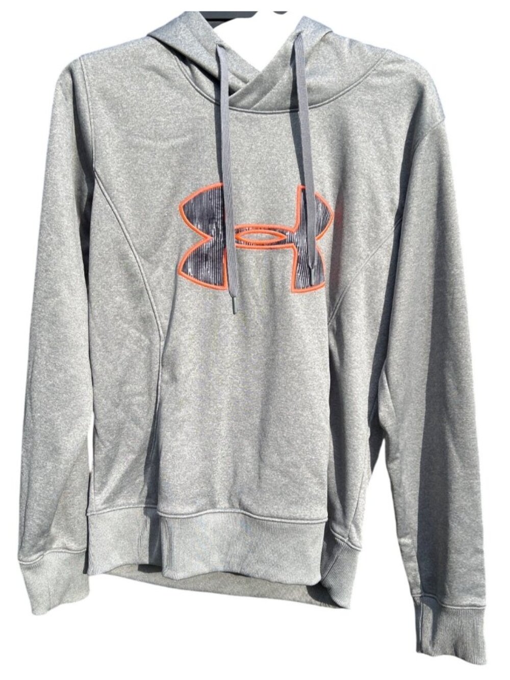 Under Armour Mens Size Medium Storm Hoodie Gray Semi-Fitted